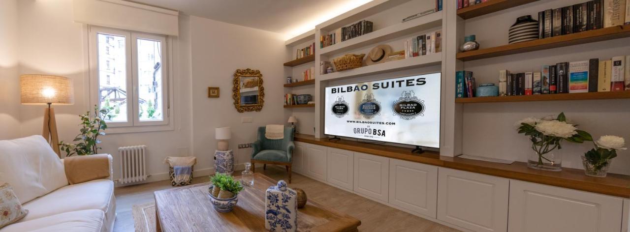 Bilbao Plaza Campuzano De Bilbao Suites, Elegante Y Centrico Eksteriør bilde